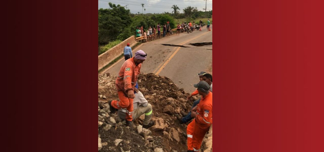 Trecho da BR-222 em Santa Inês segue interditado
