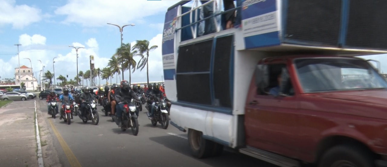 Motoristas de aplicativos realizam novo protesto