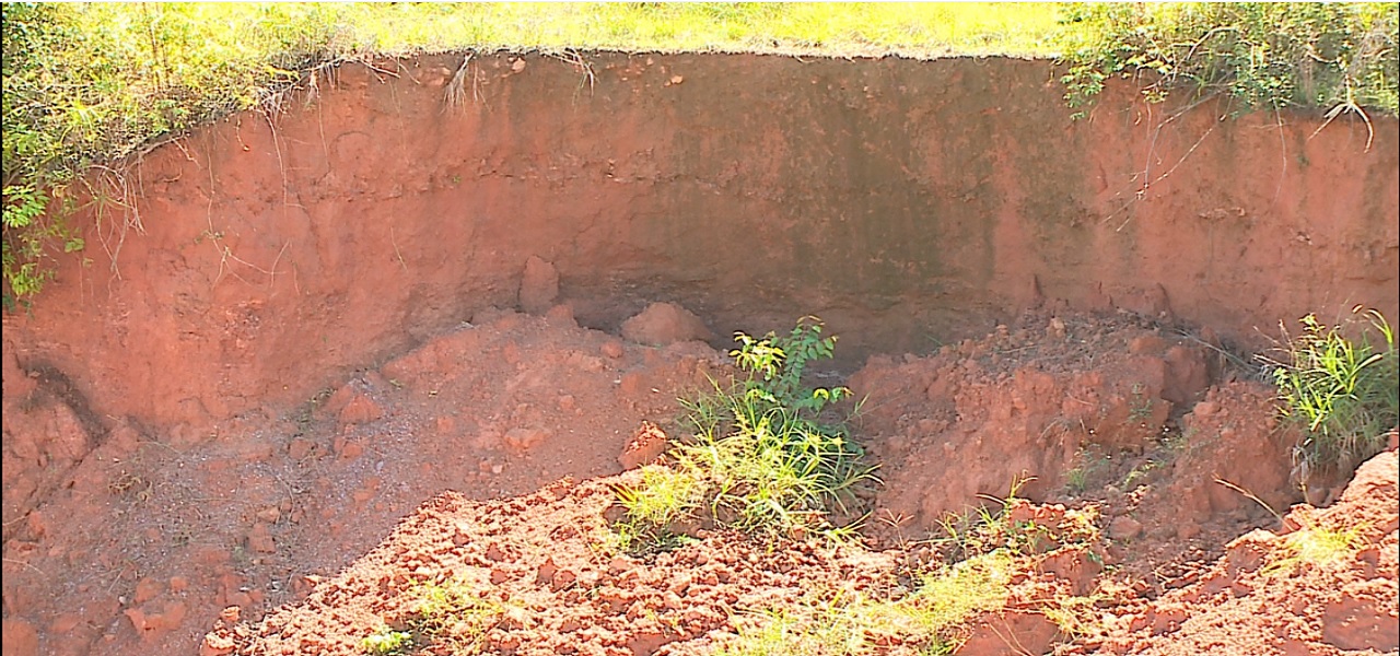 Erosão causa medo no Parque Timbiras