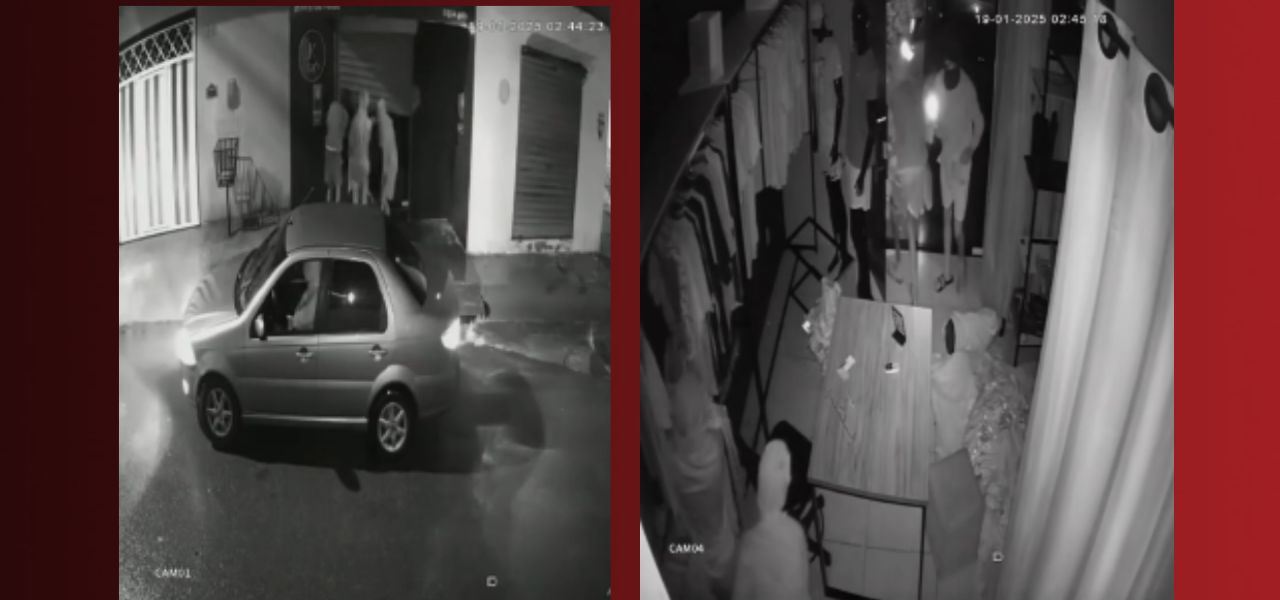 Criminosos fazem arrastão em loja de moda masculina em São Luís