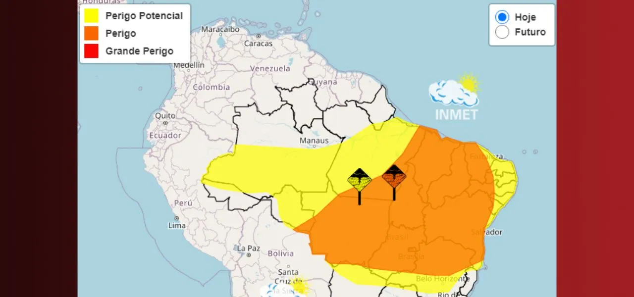 INMET emite alerta laranja de chuva para o Maranhão nesta quarta-feira (15)