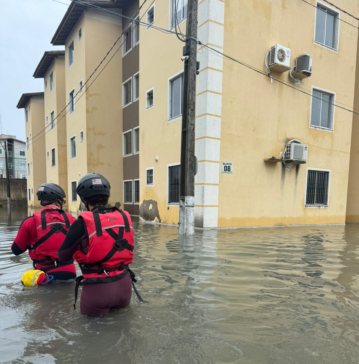 Corpo de Bombeiros vistoria áreas atingidas pelas chuvas em São Luís