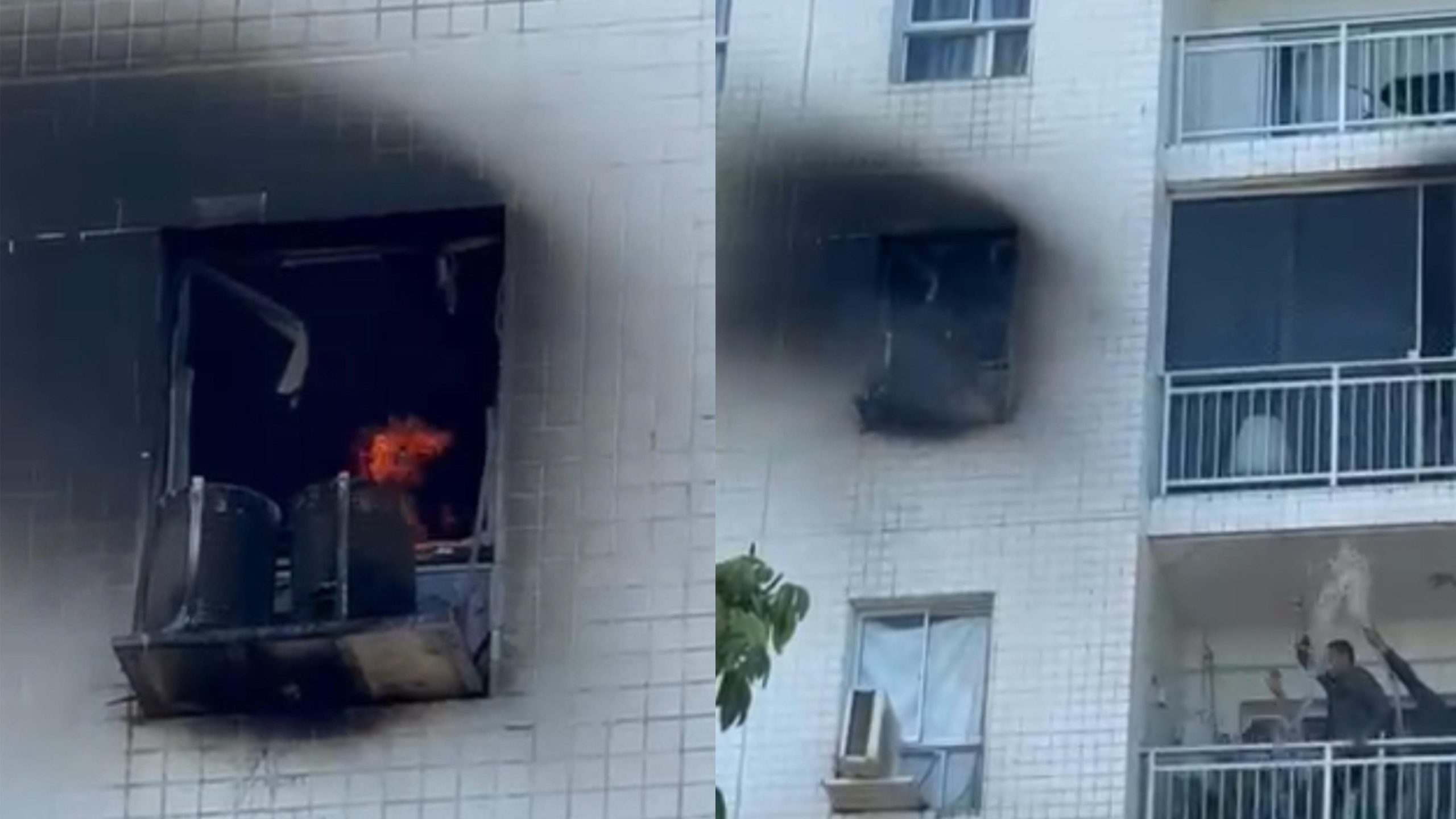 Incêndio destrói apartamento em condomínio no bairro Cohafuma