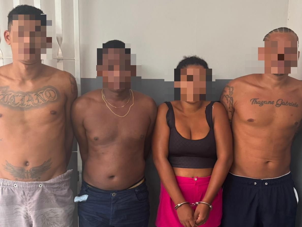 Quatro pessoas acusadas de associação criminosa armada são presas em São Luís