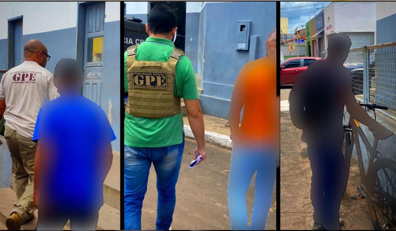 Três homens são presos em Imperatriz por violência doméstica, homicídio e roubo