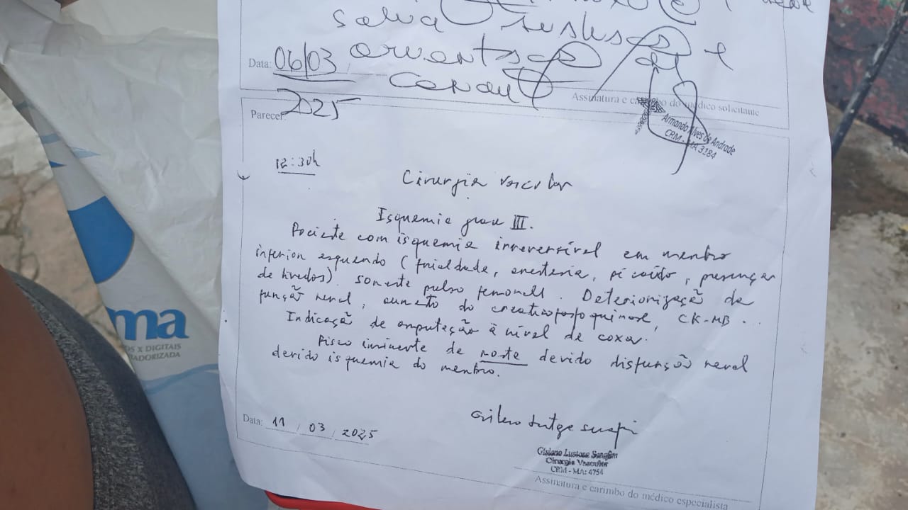 Paciente em estado grave enfrenta dificuldades em transferência de hospital