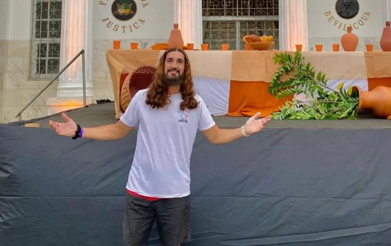 Ator que interpreta Jesus Cristo na Via Sacra do Anjo da Guarda revela como é sua vida fora dos palcos