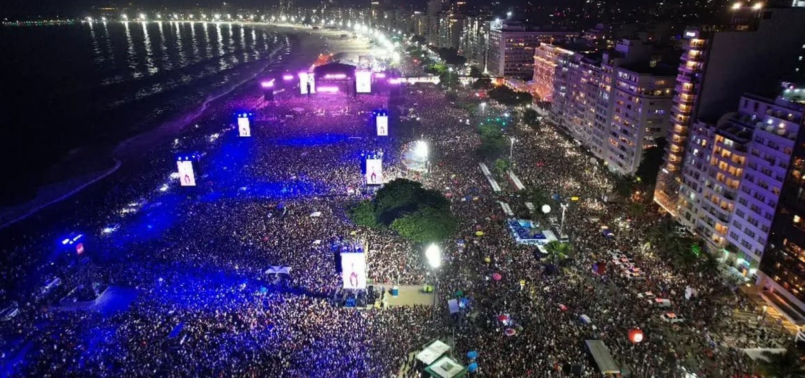 Lady Gaga: 2,1 milhões de pessoas lotam Copacabana e show ultrapassa público de Madonna