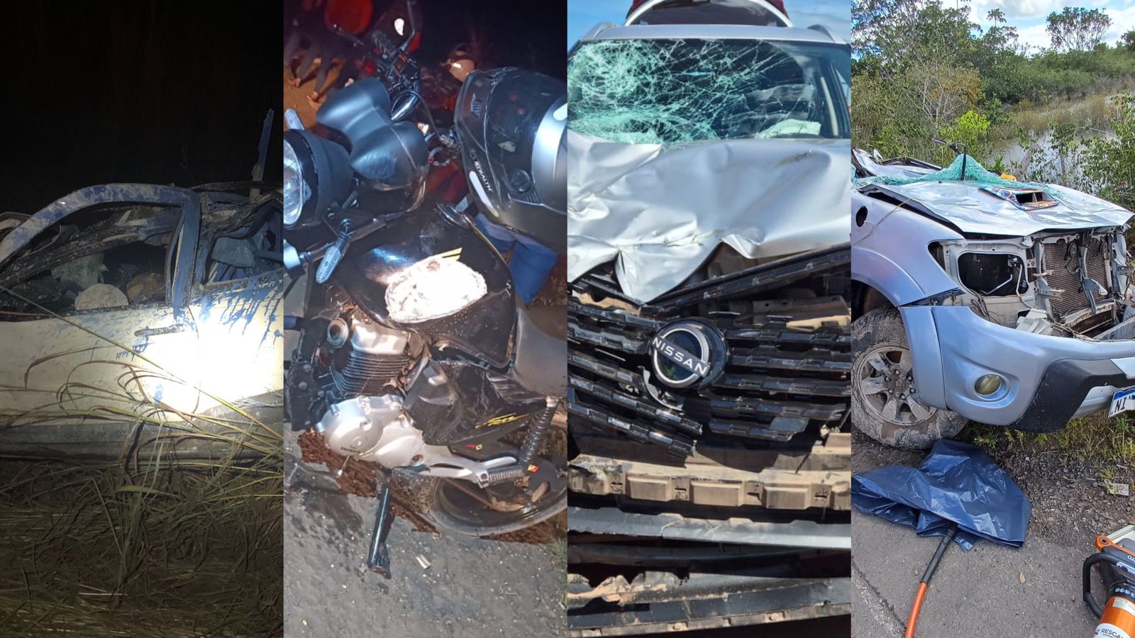 Fim de semana: Seis mortos e seis feridos em acidentes nas rodovias federais do Maranhão