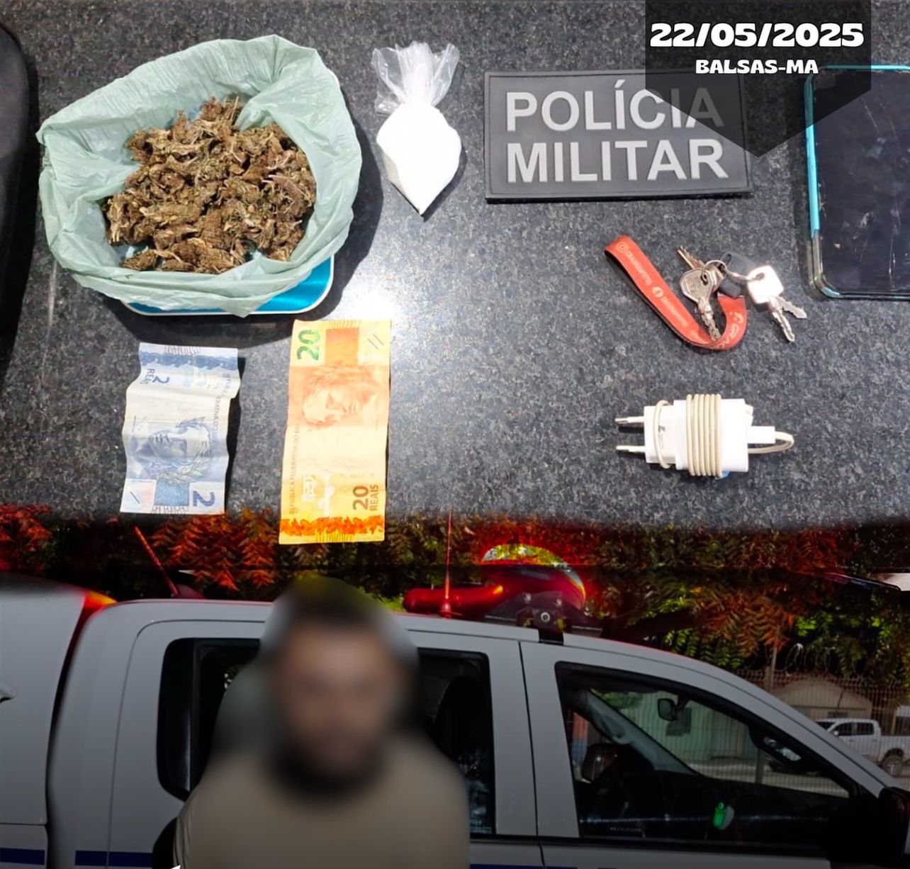 Homem é preso por tráfico de drogas no bairro São Luís, em Balsas