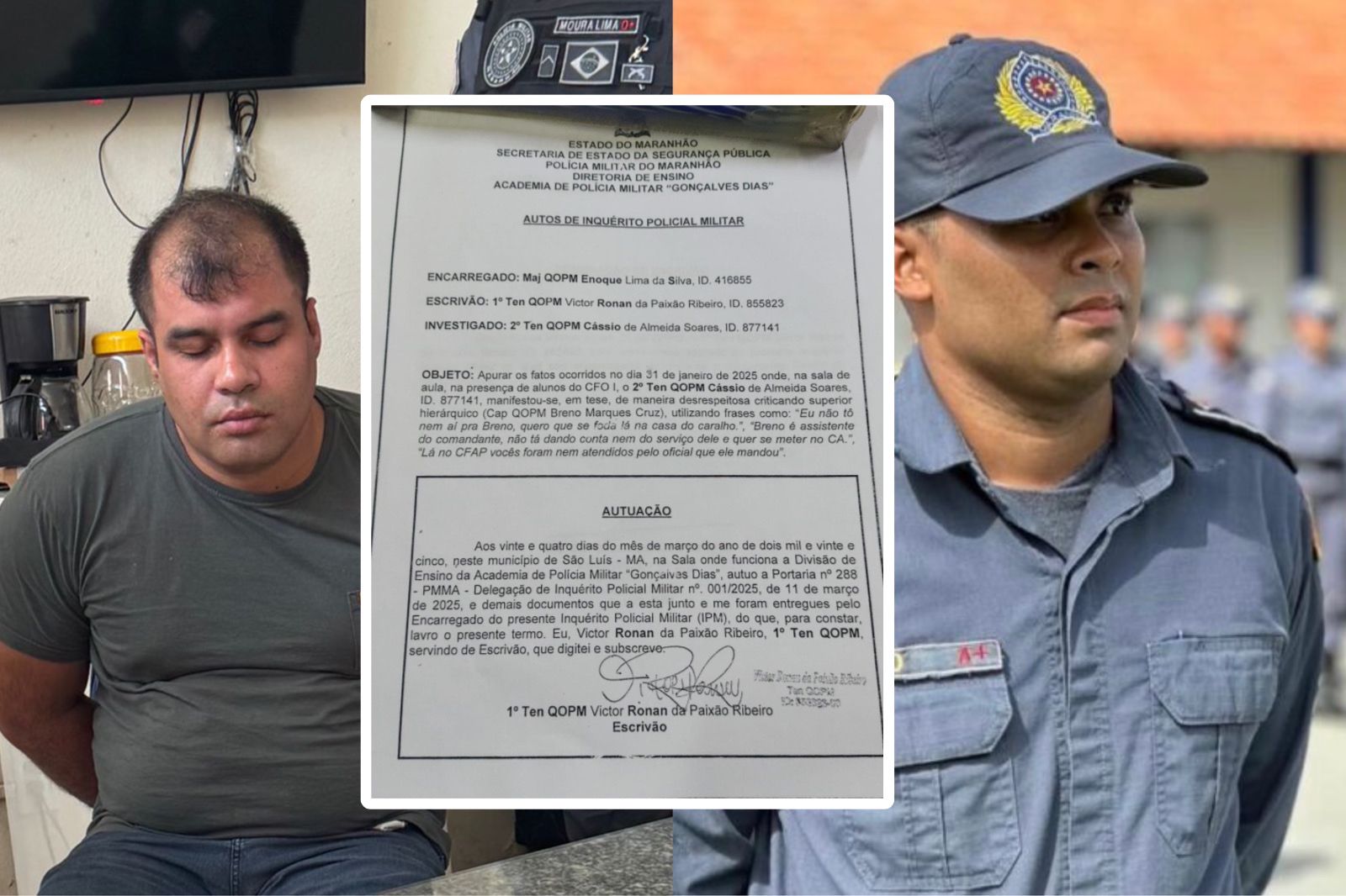 Inquérito que apurava ofensas de tenente a capitão teria motivado crime dentro de Academia da PM