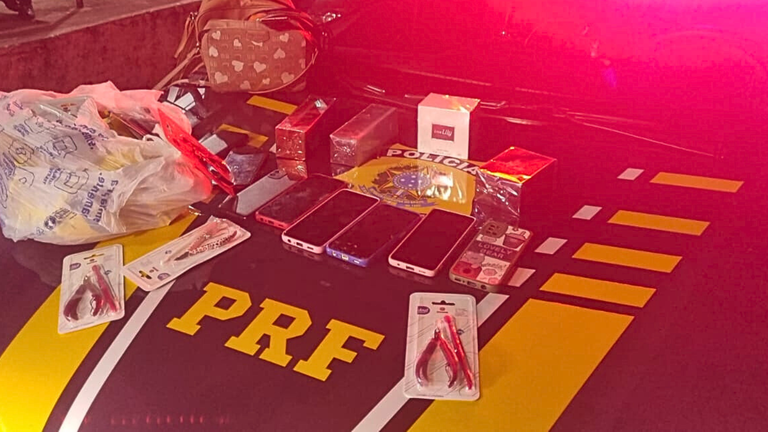 PRF prende quatro pessoas por receptação e furto na BR-316, em Caxias
