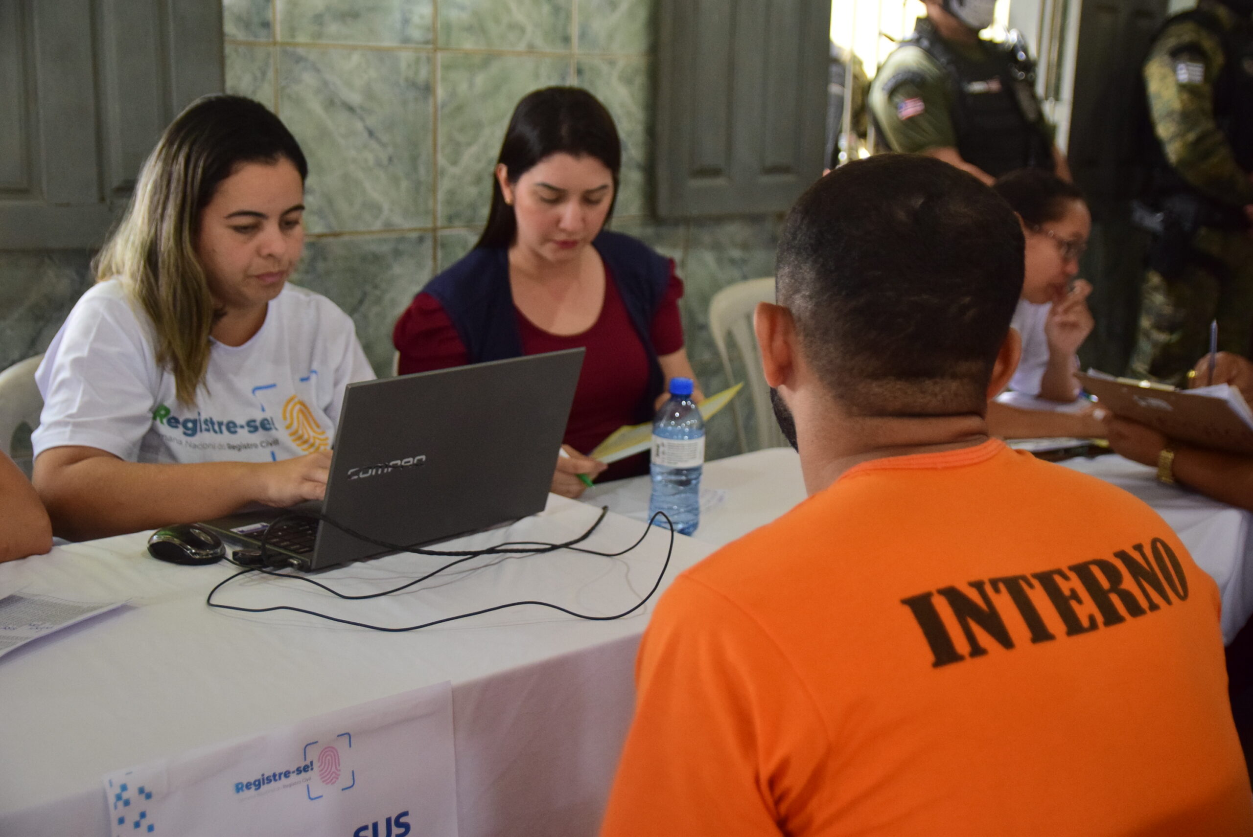 Projeto regulariza documentação de apenados