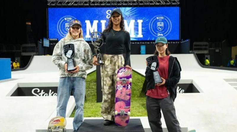 Maranhense Rayssa Leal conquista título da etapa de Miami da SLS