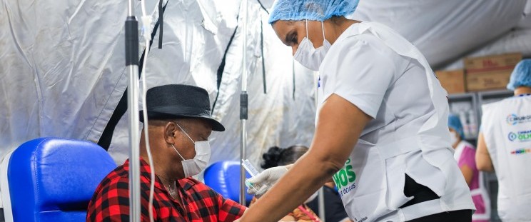 Hospital de Campanha realiza 230 atendimentos nos três primeiros dias de funcionamento