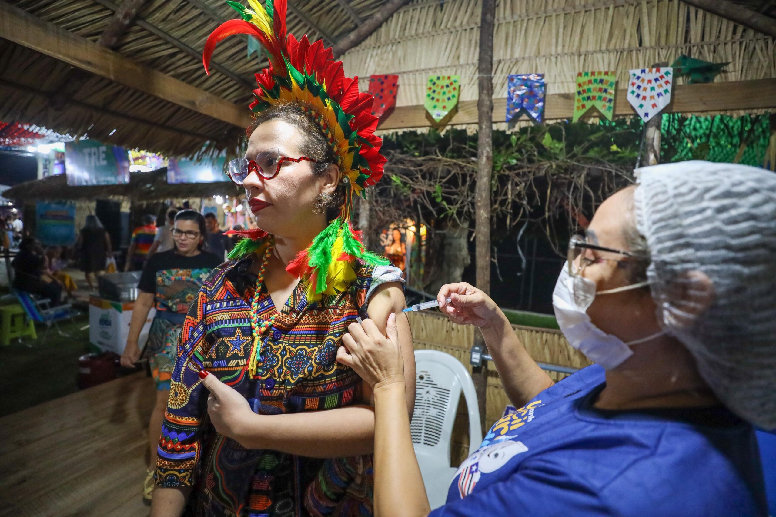 Pontos de vacinação estão funcionando no Arraial da Vila Palmeira e do Ipem