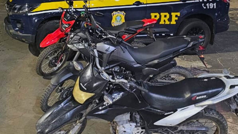 PRF prende três suspeitos e recupera motos roubadas em Caxias
