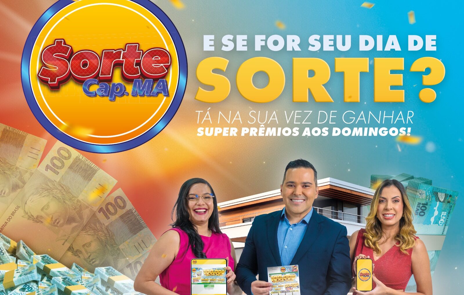 Bilhete Premiável Sorte Cap MA será lançado, nesta sexta, em parceria com a Fundação Antonio Dino