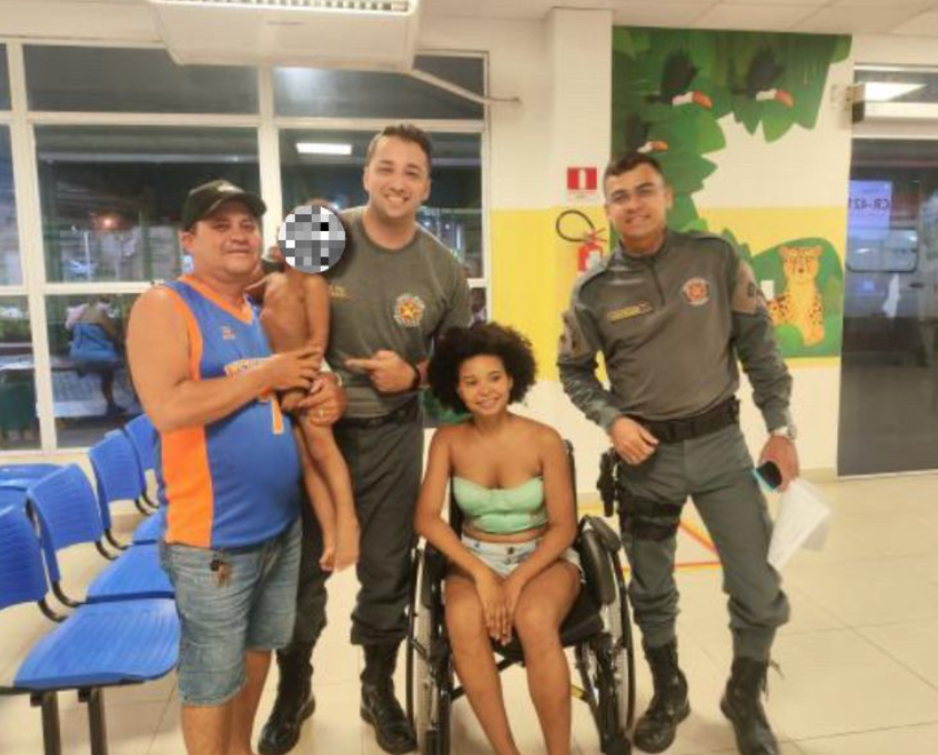 Polícia salva criança de 2 anos na Avenida Quarto Centenário, em São Luís