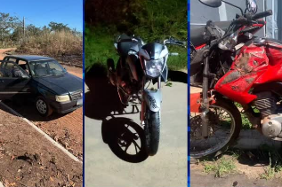 Três veículos roubados são recuperados em operações policiais de Imperatriz