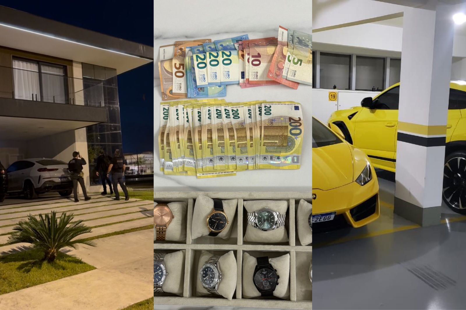 Operação Desigual: Polícia apreende cerca de 10 milhões em carros de luxo de divulgadores de jogos de azar