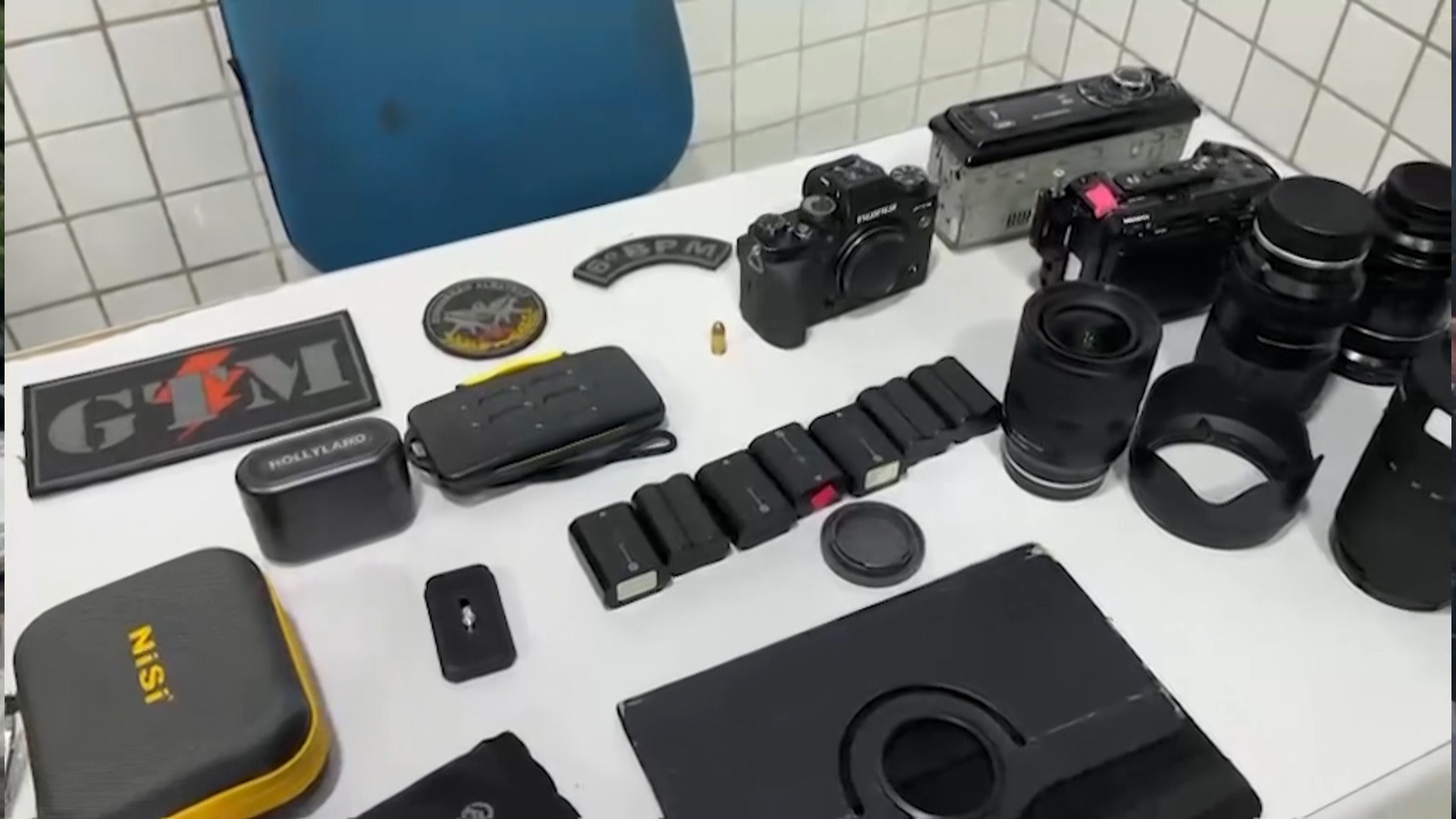 Criminosos roubam mais de 150 mil em equipamentos de produtora, material é recuperado pela PM