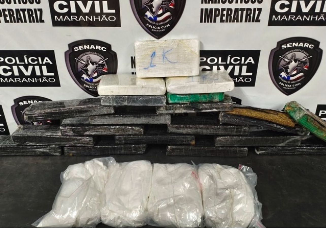 Operação contra tráfico interestadual apreende mais de 20kg de drogas em Imperatriz
