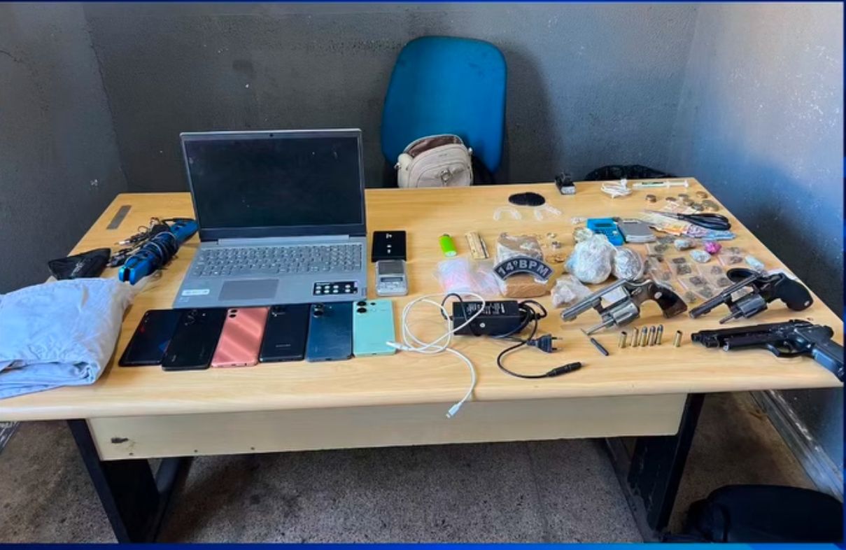 Polícia prende dois suspeitos, apreende armas e drogas em Imperatriz