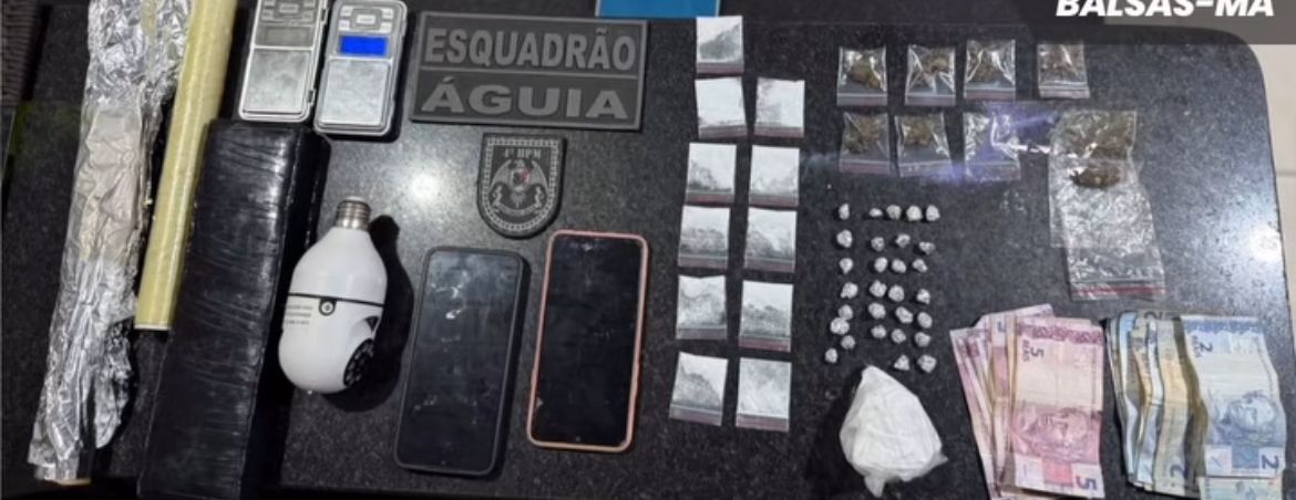 Suspeito de tráfico de drogas é preso em operação realizada em Balsas