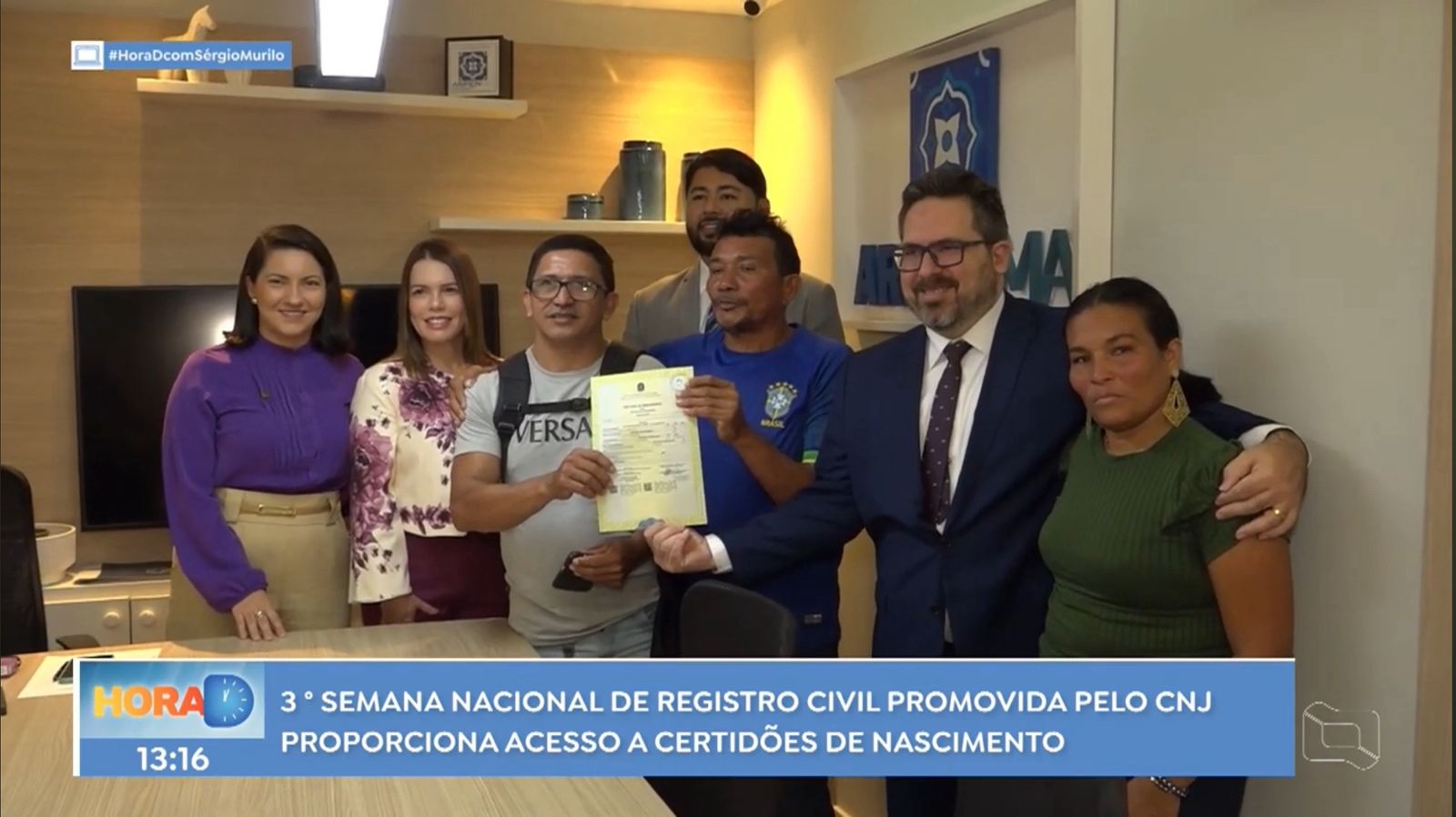 Maranhenses recebem certidão de nascimento pela primeira vez