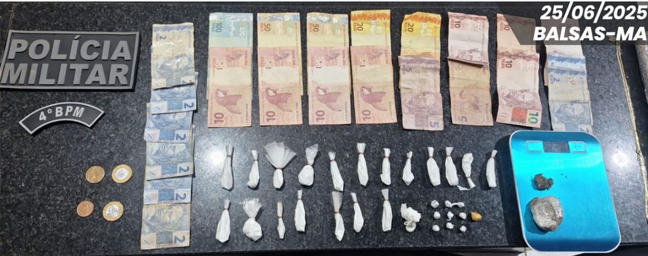 Traficante de drogas é preso no bairro São Félix, em Balsas