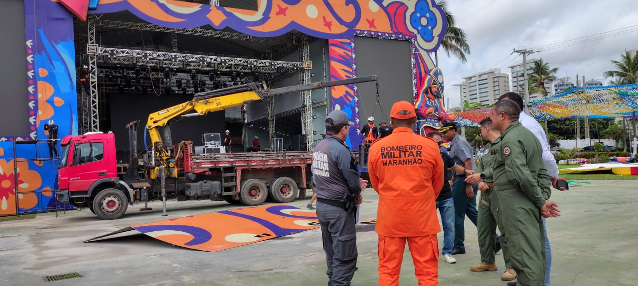 Arraial do Ipem e Parque Folclórico da Vila Palmeira recebem vistoria técnica do Corpo de Bombeiros