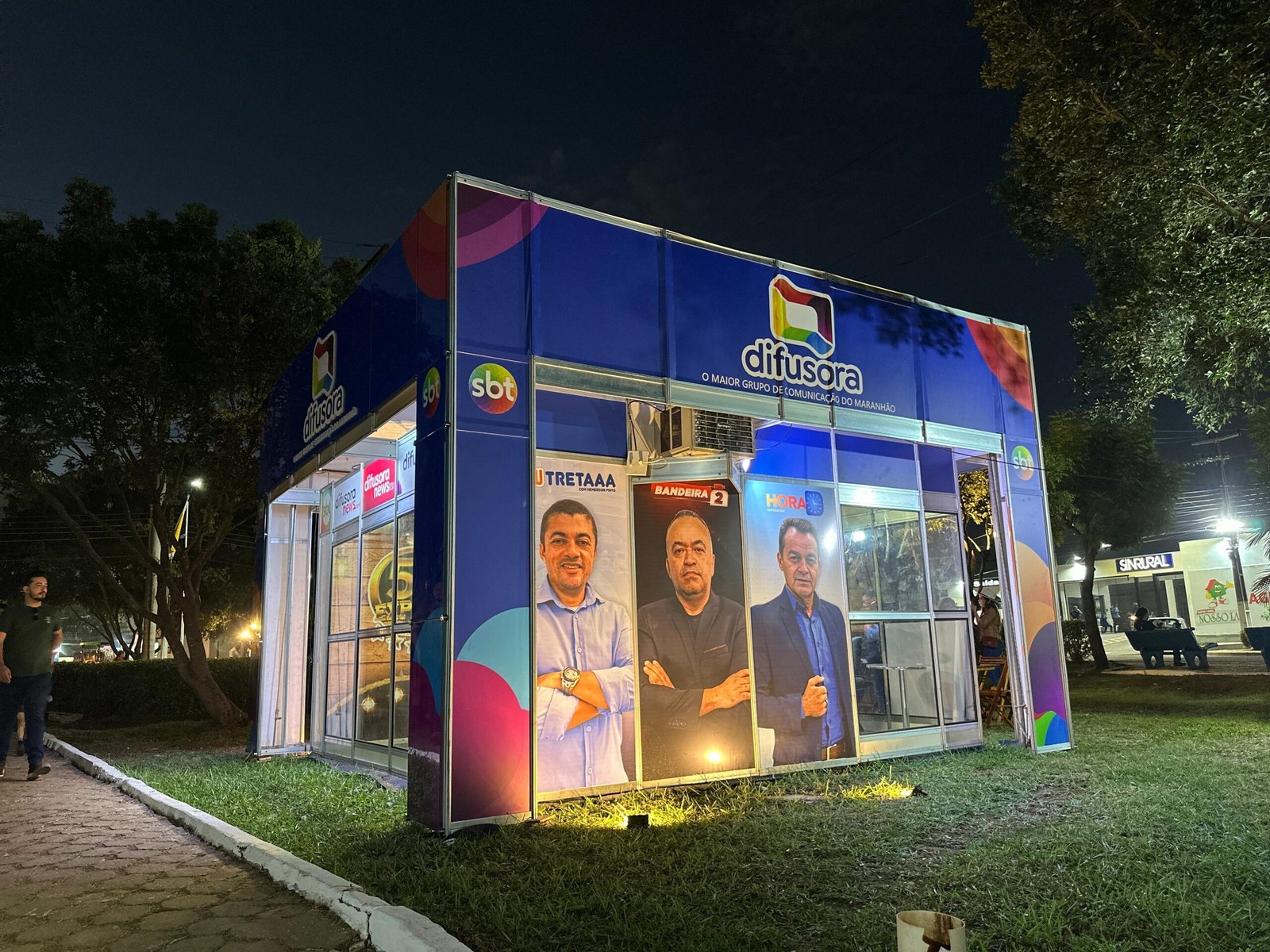 Stand da TV Difusora na Expoimp Foto: Iran França 