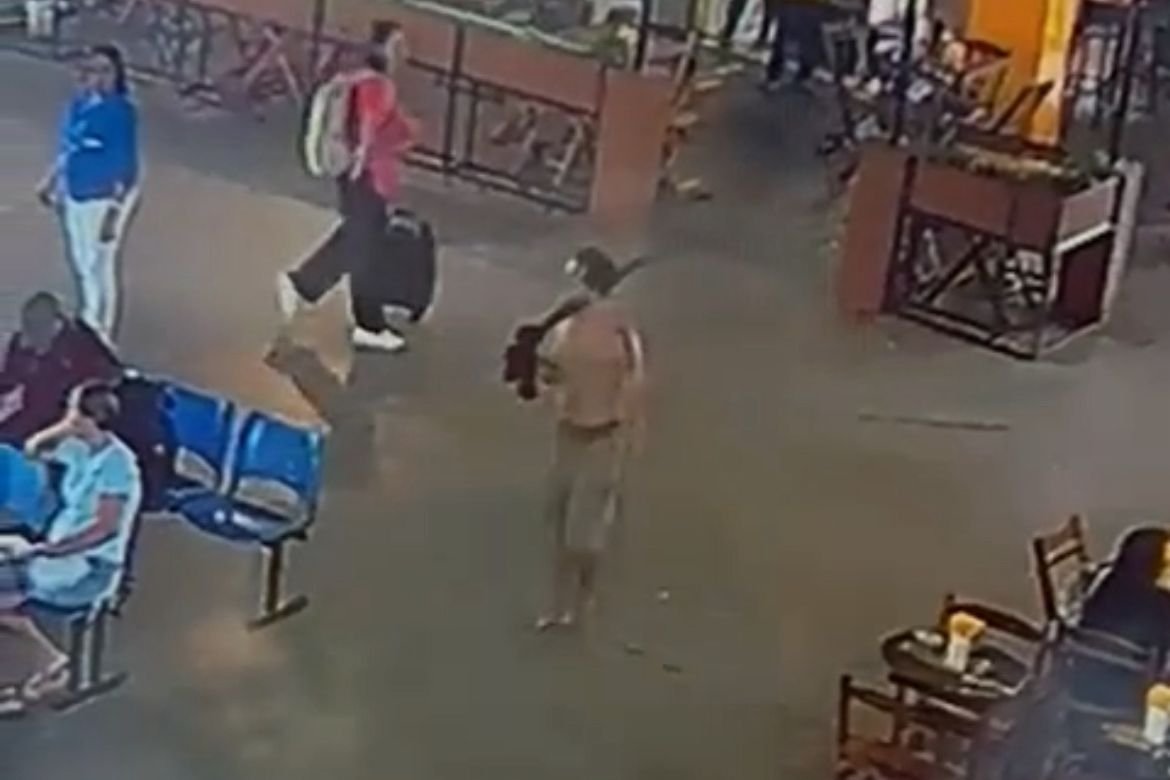 Fonte: imagens de câmera de segurança