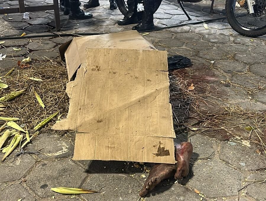 A Equipe do SAMU constatou o óbito Foto: Bial Mendes 