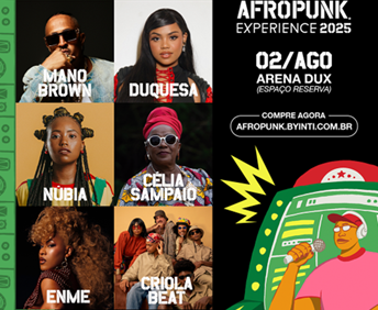 AFROPUNK Experience Maranhão anuncia line-up completo com Criola Beat, Célia Sampaio, Núbia, Mano Brown, Duquesa e ENME