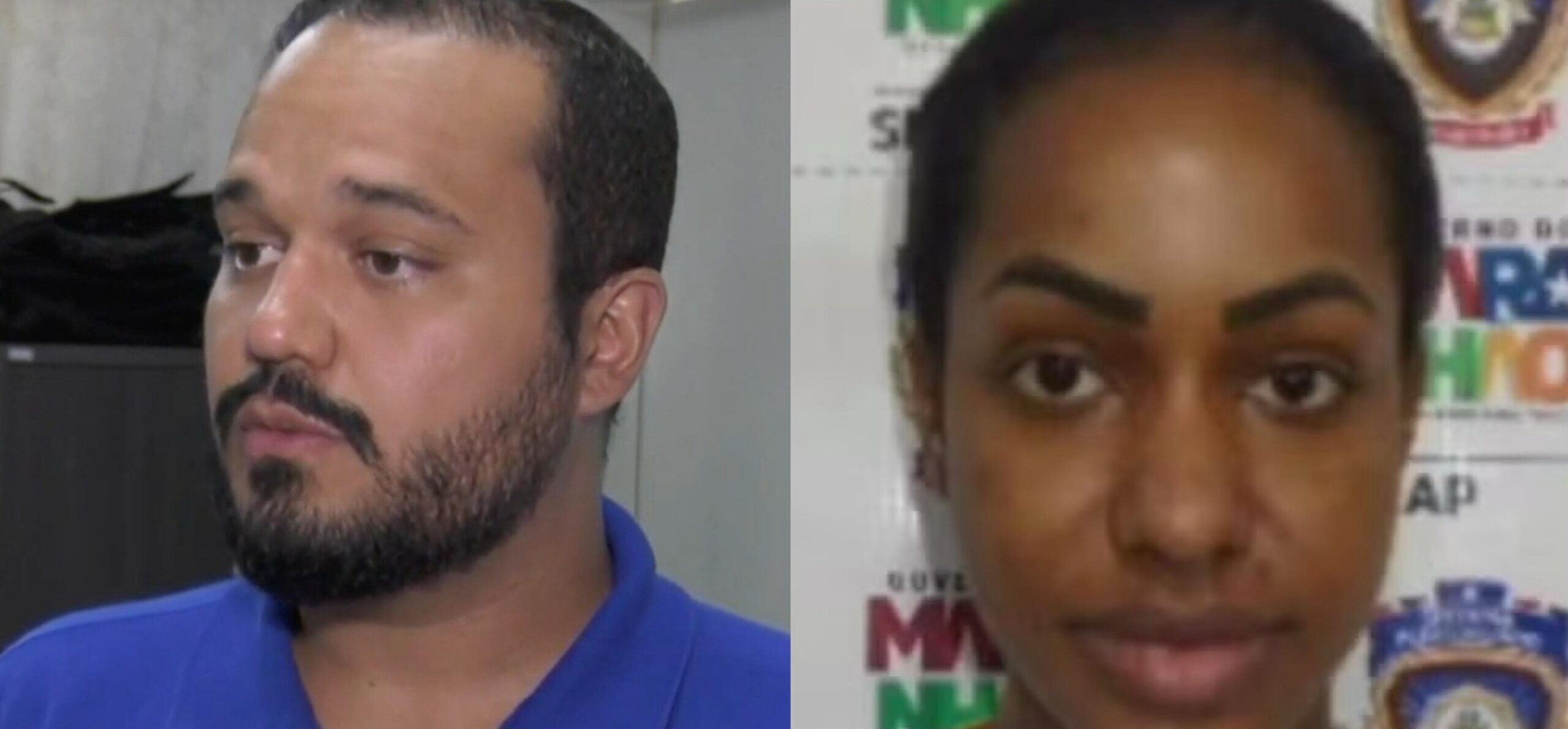 Delegado Pedro Adão e influenciadora Tainá Sousa Foto: reprodução