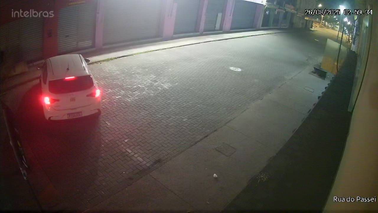 Vídeo: grupo usa carro para arrombar joalheria na Rua do Passeio