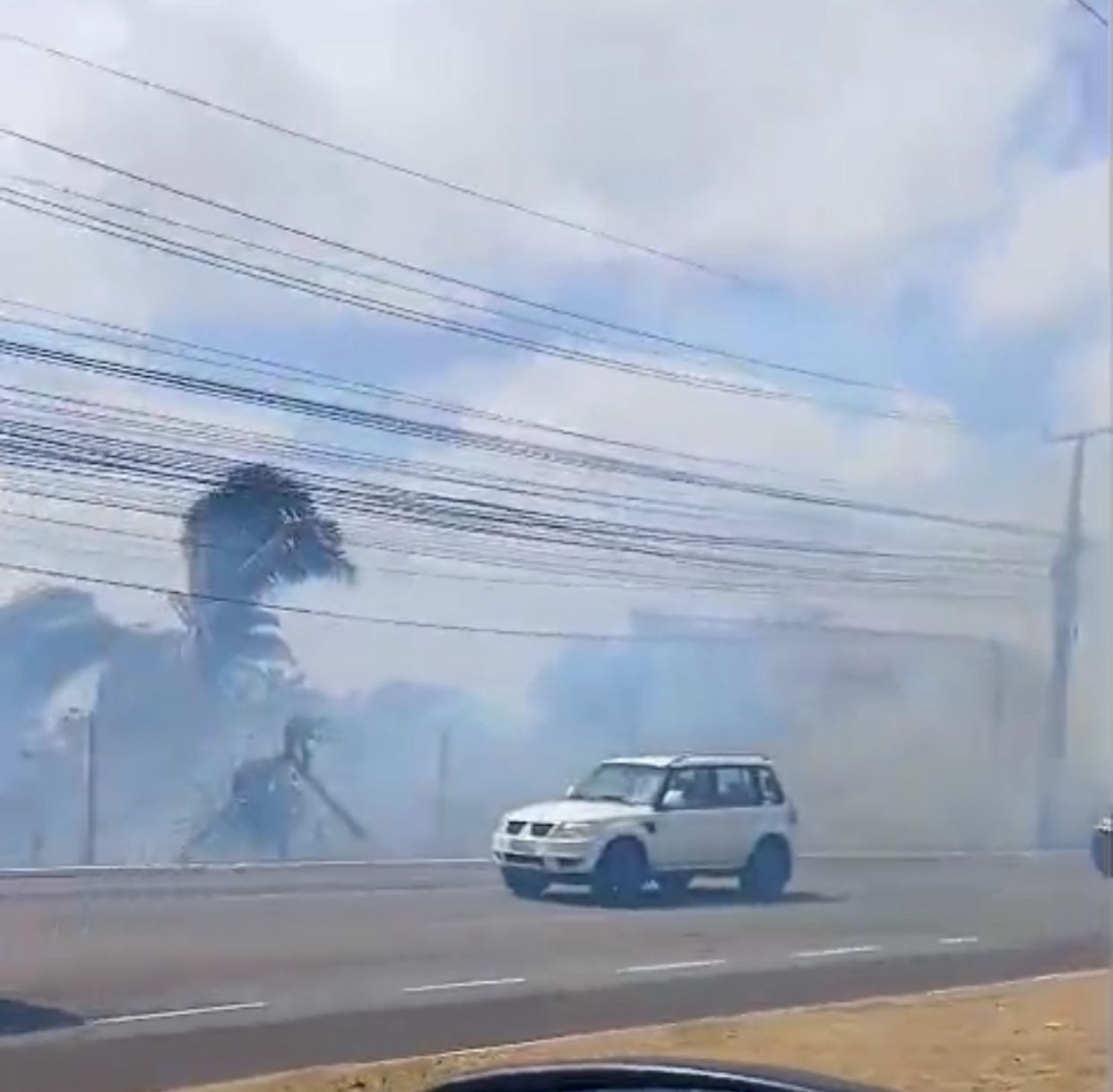 Princípio de incêndio é registrado no Jaracaty