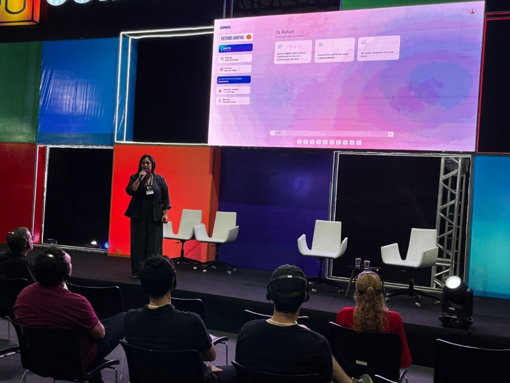 Expo Indústria: SENAI apresenta NAI, plataforma de IA para formação profissional