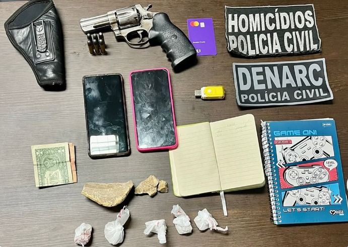 Suspeito de homicídio qualificado e tráfico de drogas é preso em Imperatriz