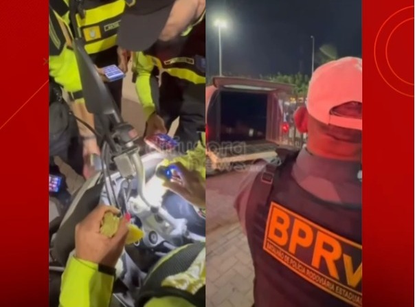 Operação Rolezinho: motociclistas são presos em flagrante com veículos sem placa