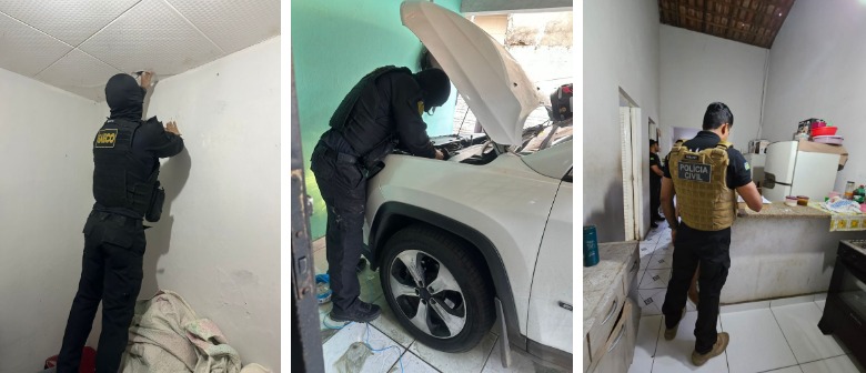 GAECO cumpre 15 mandados de prisão contra o tráfico de drogas, lavagem de dinheiro e comércio ilegal de veículos