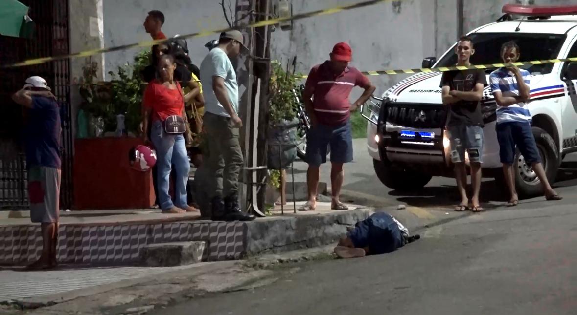 Vídeo: homem em regime semiaberto é morto a tiros no Monte Castelo