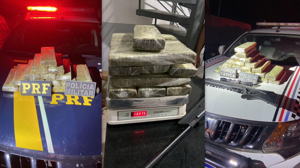 Quatro pessoas são presas e 42 kg de drogas apreendidos em Grajaú