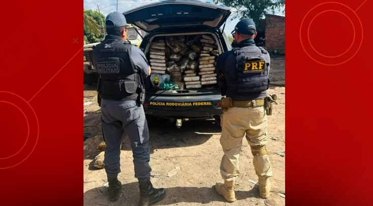 Mais de 140 quilos de droga é apreendida em caminhão guincho no município de Santa Quitéria