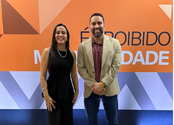 Da esquerda para a direita, Aída Almeida, diretora-executiva e Jaime Neto,
presidente da Bital Ambiental.