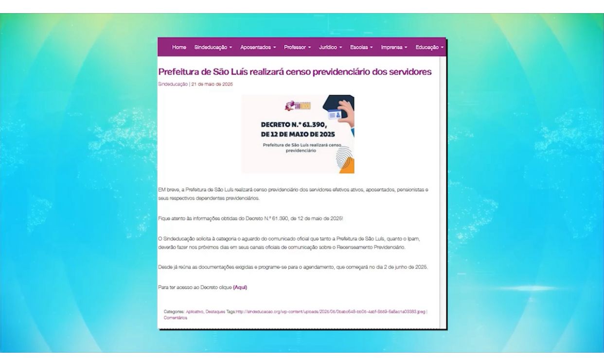 Mais de 500 servidores enfrentam bloqueios em salários após falhas de recadastramento de Censo