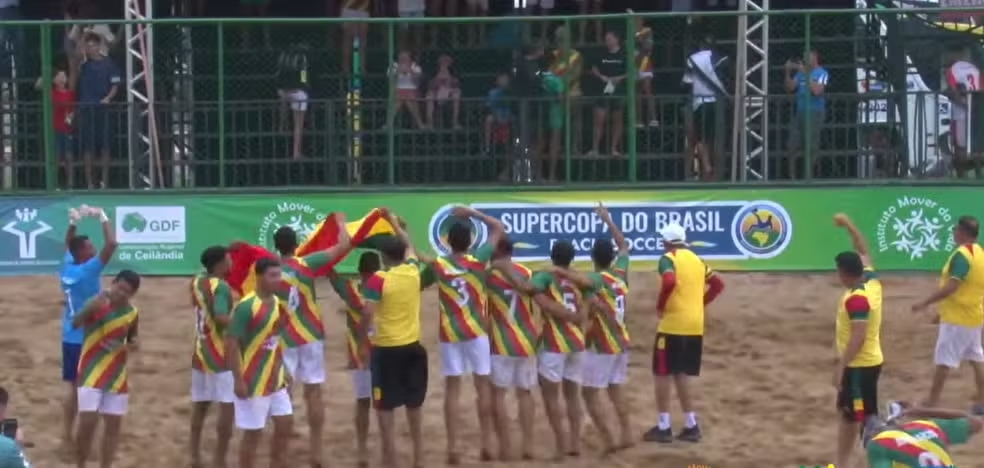 Sampaio vence Ceilândia e é campeão da Supercopa do Brasil de beach soccer