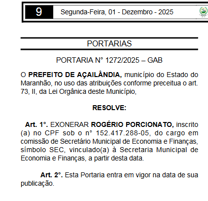 Após repercussão de vídeo, secretário de Açailândia é exonerado do cargo